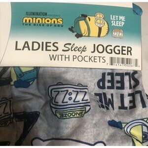 Illumination Minions The Rise Of Gru Ladies Sleep Jogger With Pockets M